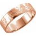 Flat Band with Hammer Finish