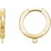 Hinged Hoop Earring Top