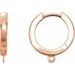 Hinged Hoop Earring Top
