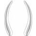 Curved Ear Climbers