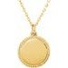 Engravable Rope Necklace or Charm/Pendant