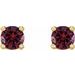 Round 4-Prong Youth Birthstone Stud Earrings