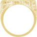 17.9 mm Coin Frame Nugget Ring