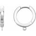 Hinged Hoop Earring Top