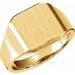 Octagon Signet Ring