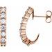 J-Hoop Earrings