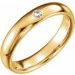 Accented Comfort-Fit Half Round Band