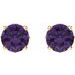 Round 4-Prong Scroll Setting® Stud Earrings