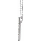 Geometric Rectangle Necklace