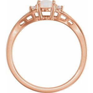 Accented Cabochon Ring