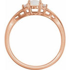 Accented Cabochon Ring