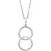 Interlocking Circle Necklace or Pendant