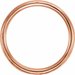 Comfort-Fit Half Round Band with Hammer Finish
