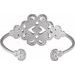 Accented Granulated Cuff Bracelet