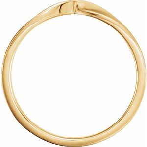Stackable Twisted Ring