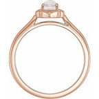 Clover Cabochon Ring