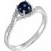 Accented Cabochon Ring