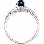 Accented Cabochon Ring