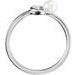 Pearl Crescent Moon Ring