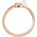 Pearl Crescent Moon Ring