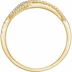 Accented Infinity-Inspired Ring