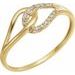 Accented Interlocking Ring