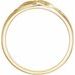 Solitaire Cross Engagement Ring or Band