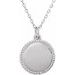 Engravable Rope Necklace or Charm/Pendant