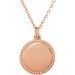 Engravable Rope Necklace or Charm/Pendant