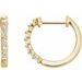 Accented Hoop Earrings
