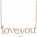Love You Necklace or Center