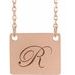 Engravable Geometric Necklace