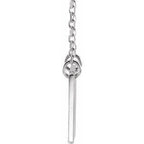 Engravable Geometric Necklace