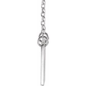 Engravable Geometric Necklace