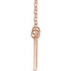 Engravable Geometric Necklace