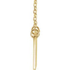 Engravable Geometric Necklace