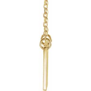 Engravable Geometric Necklace
