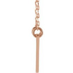 Engravable Geometric Necklace