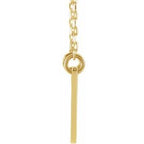 Engravable Geometric Necklace