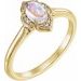Clover Cabochon Ring