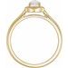 Clover Cabochon Ring