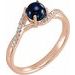 Accented Cabochon Ring