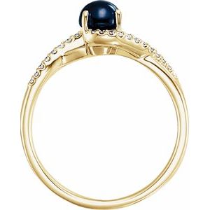 Accented Cabochon Ring