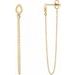 Leaf Chain Earrings