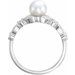 Pearl Leaf Ring