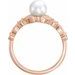 Pearl Leaf Ring