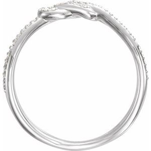 Accented Knot Ring