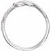 Accented Knot Ring