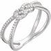 Accented Knot Ring