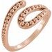 Beaded Bypass Ring